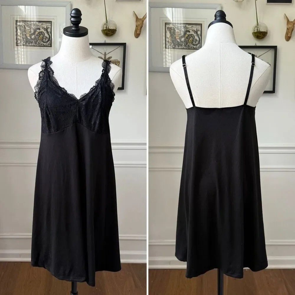 NWOT Flora Nikrooz Floral Lace Trim Chemise XL